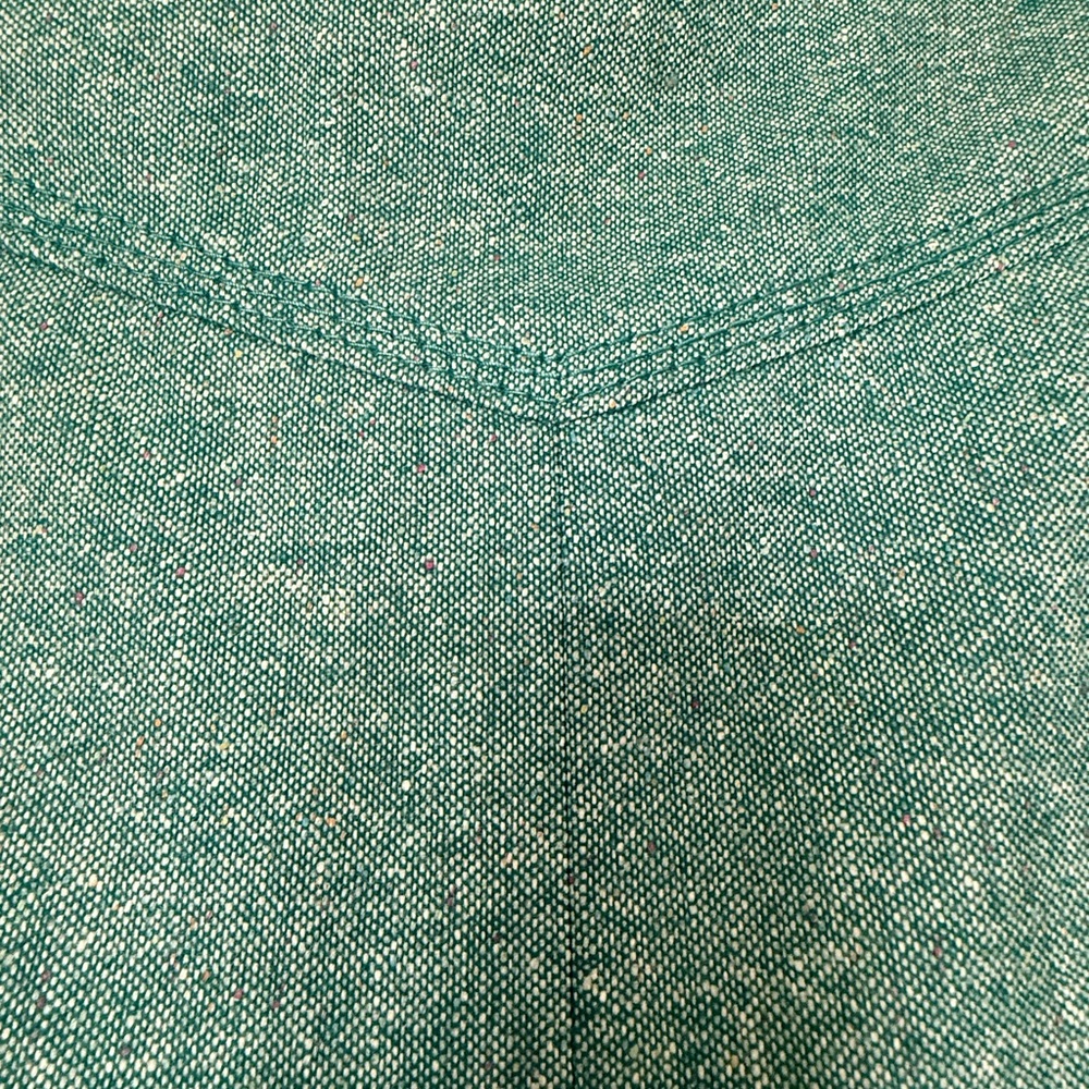 LOFT Teal Blue Green Tweed A-Line Skirt Women's Size 14 NWT - Picture 2 of 12
